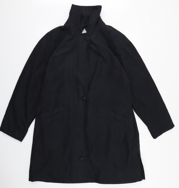 BHS Womens Blue   Trench Coat Coat Size 12