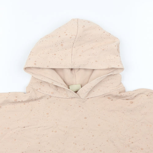 ZARA Girls Girls Pink Polka Dot  Pullover Hoodie Size 13-14 Years