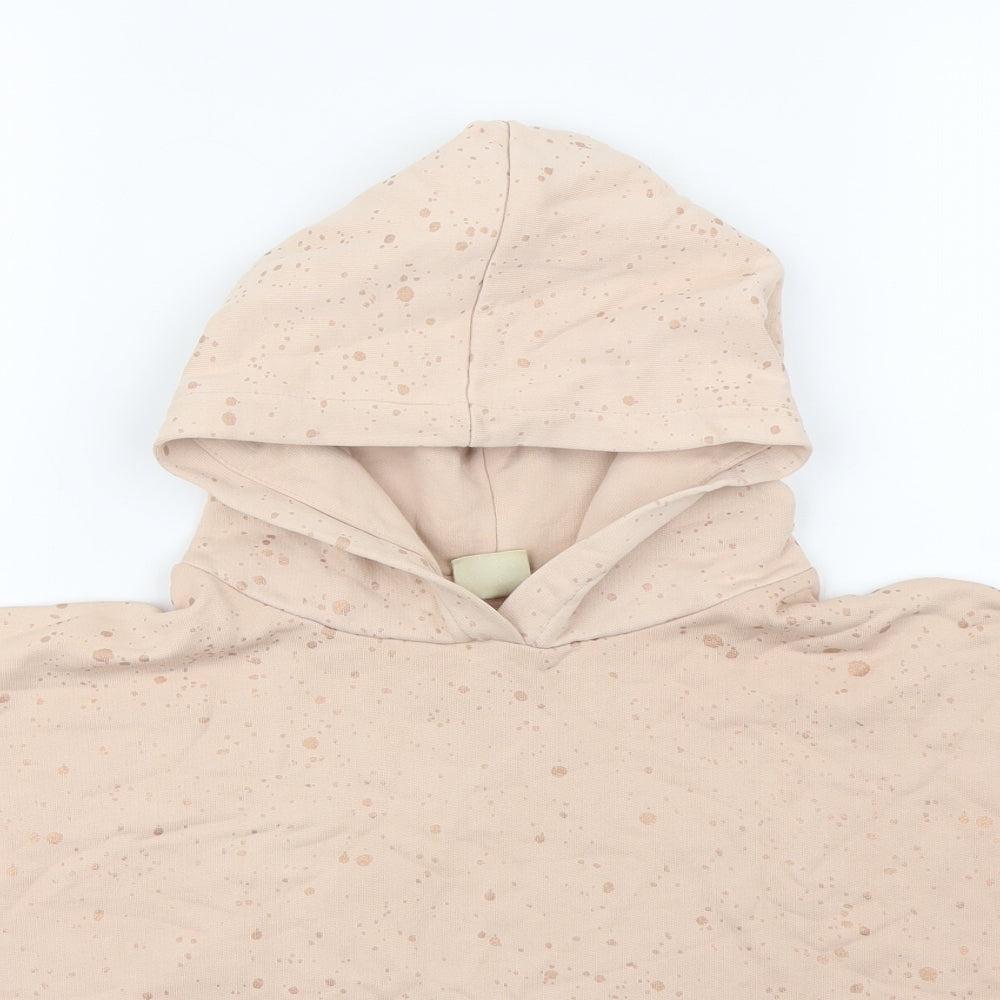 ZARA Girls Girls Pink Polka Dot  Pullover Hoodie Size 13-14 Years