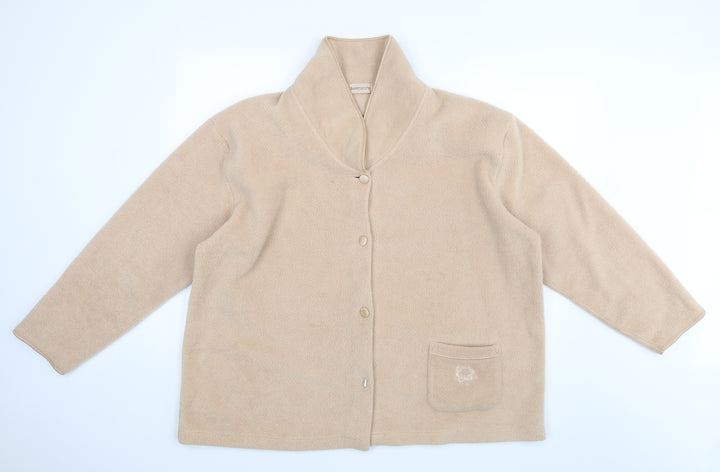 Bonmarche Womens Beige   Cardigan Jumper Size XL