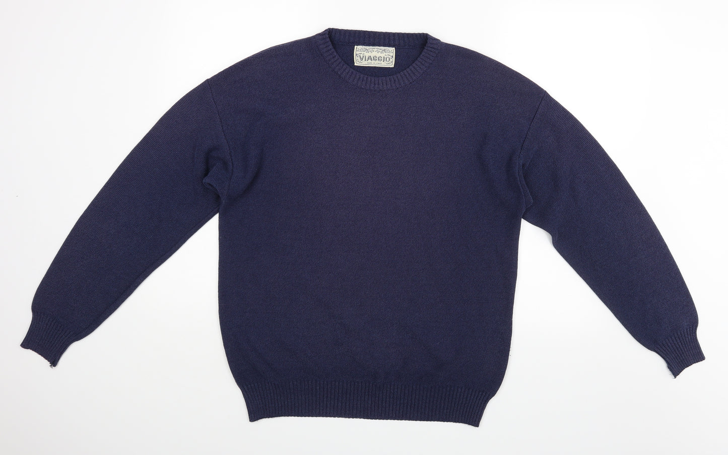 Viaggio Mens Blue   Pullover Jumper
