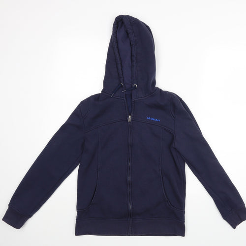 LA Gear Womens Blue   Full Zip Hoodie Size 8