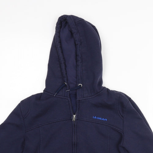 LA Gear Womens Blue   Full Zip Hoodie Size 8