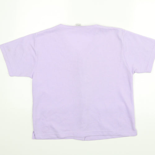 Editions Womens Purple   Basic Blouse Size 12