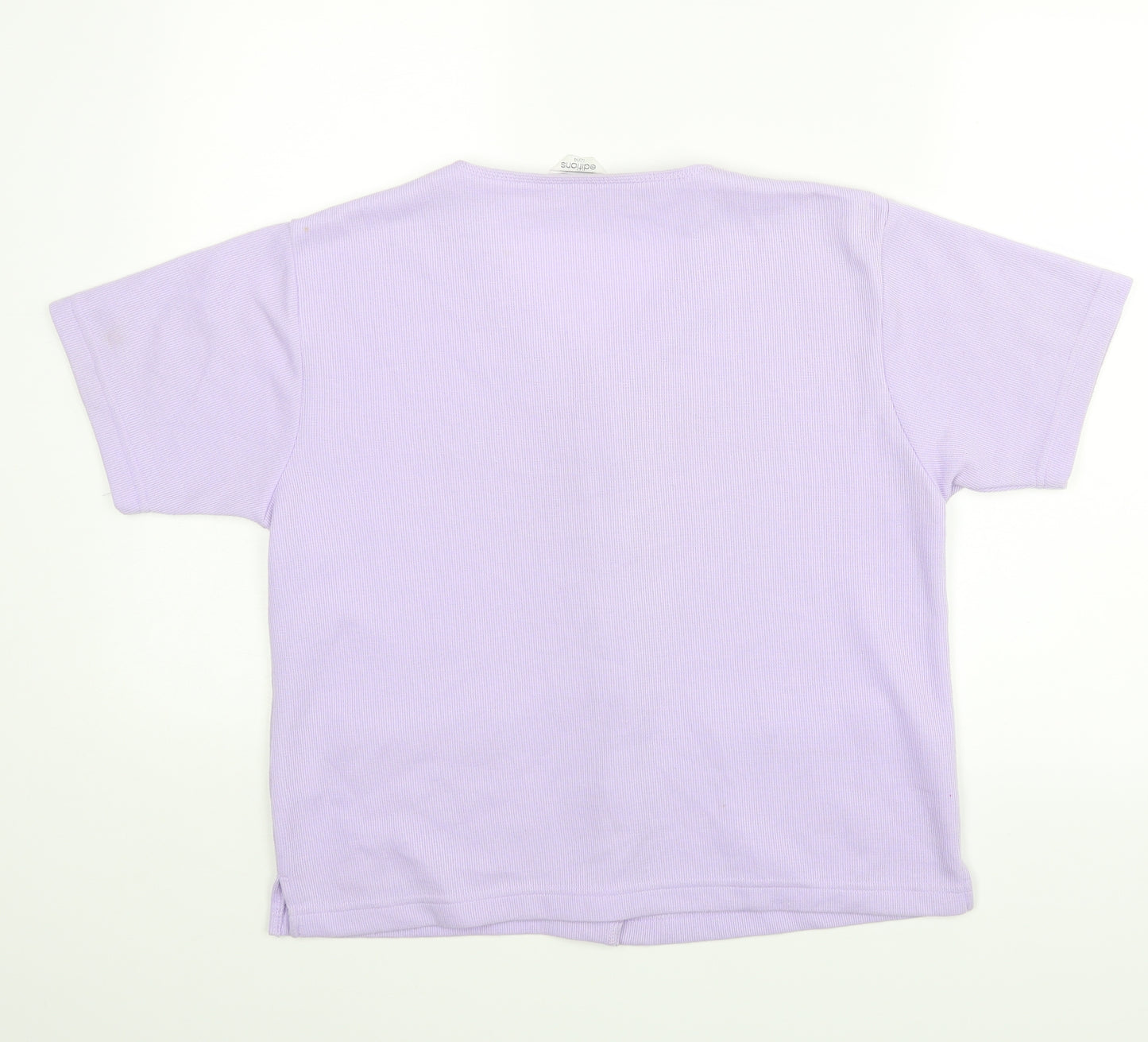 Editions Womens Purple   Basic Blouse Size 12
