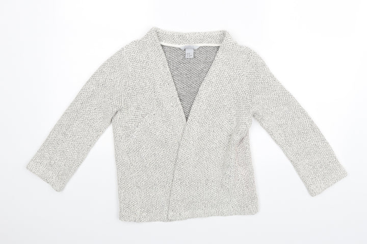 H&M Womens Grey Basic Blouse Size XS
