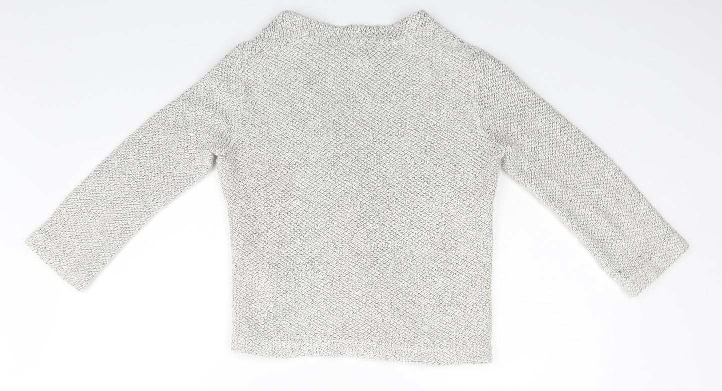 H&M Womens Grey   Basic Blouse Size XS
