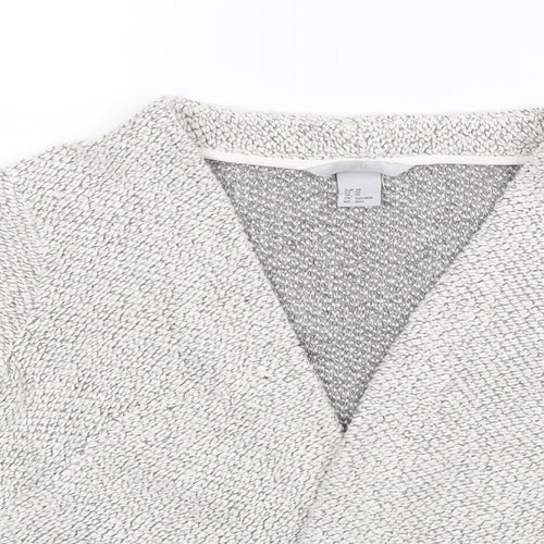 H&M Womens Grey   Basic Blouse Size XS