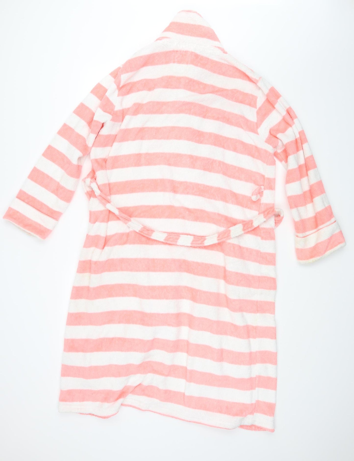 LOVE TO LOUNGE Womens Pink Striped   Gown Size L