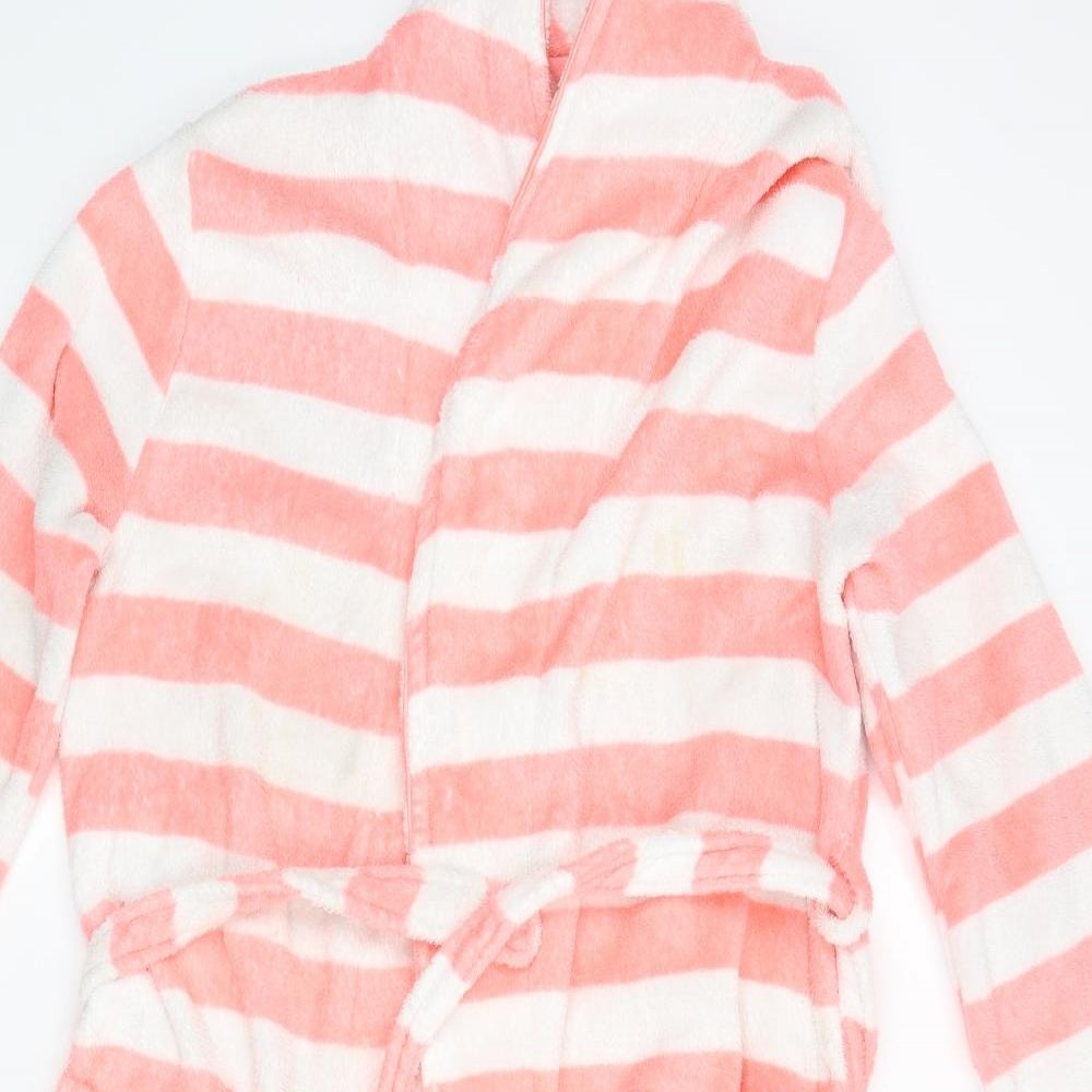 LOVE TO LOUNGE Womens Pink Striped   Gown Size L