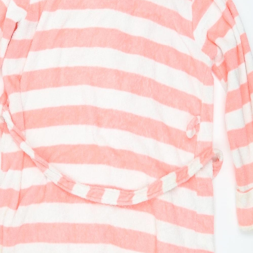 LOVE TO LOUNGE Womens Pink Striped   Gown Size L