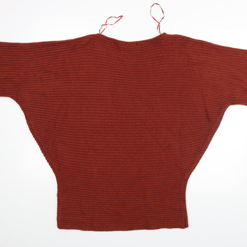 M&Co Womens Brown   Pullover Jumper Size L