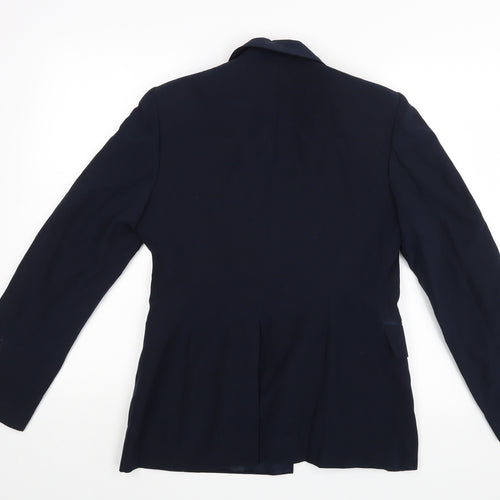Blue Leaf Womens Blue   Jacket Blazer Size 12