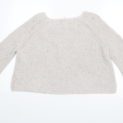 H&M Womens Beige   Pullover Jumper Size XS