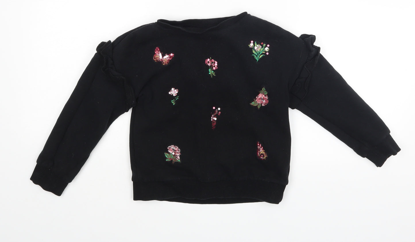 I love girls wear Girls Black   Pullover Jumper