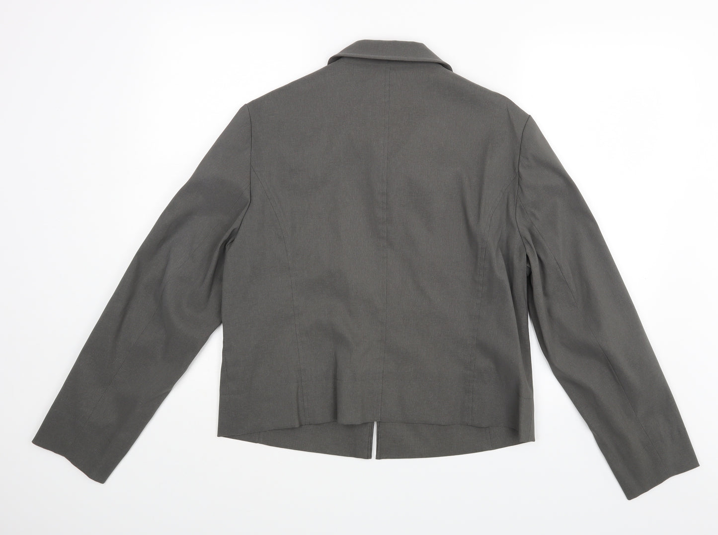 Apart Womens Grey   Jacket Blazer Size 16