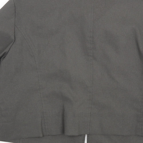 Apart Womens Grey   Jacket Blazer Size 16