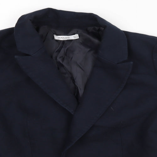 Mango Womens Blue   Jacket Blazer Size S