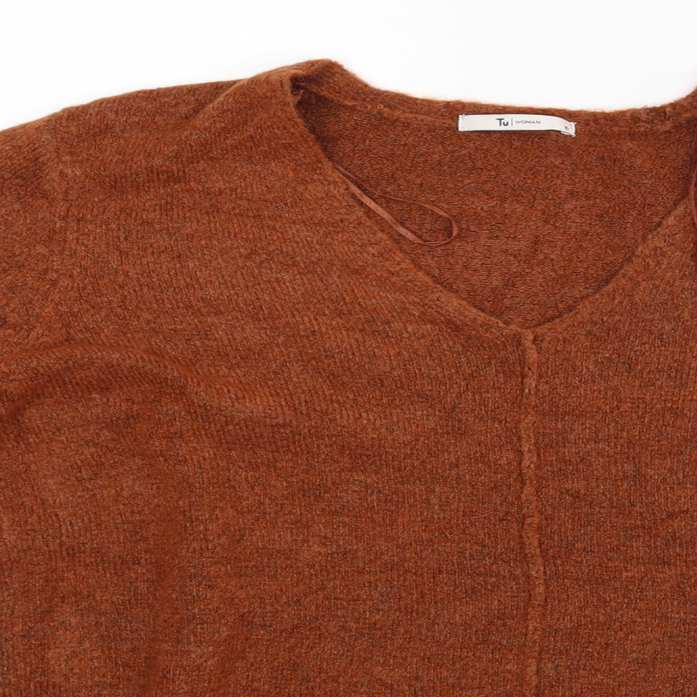 TU Womens Brown   Pullover Jumper Size 10