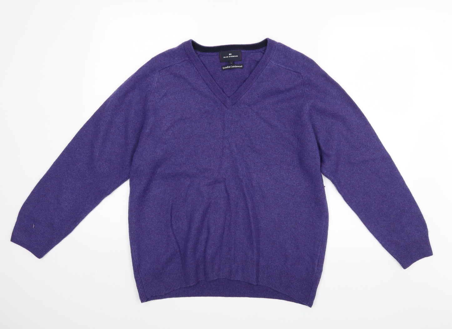 Blue Harbour Mens Purple   Pullover Jumper Size L