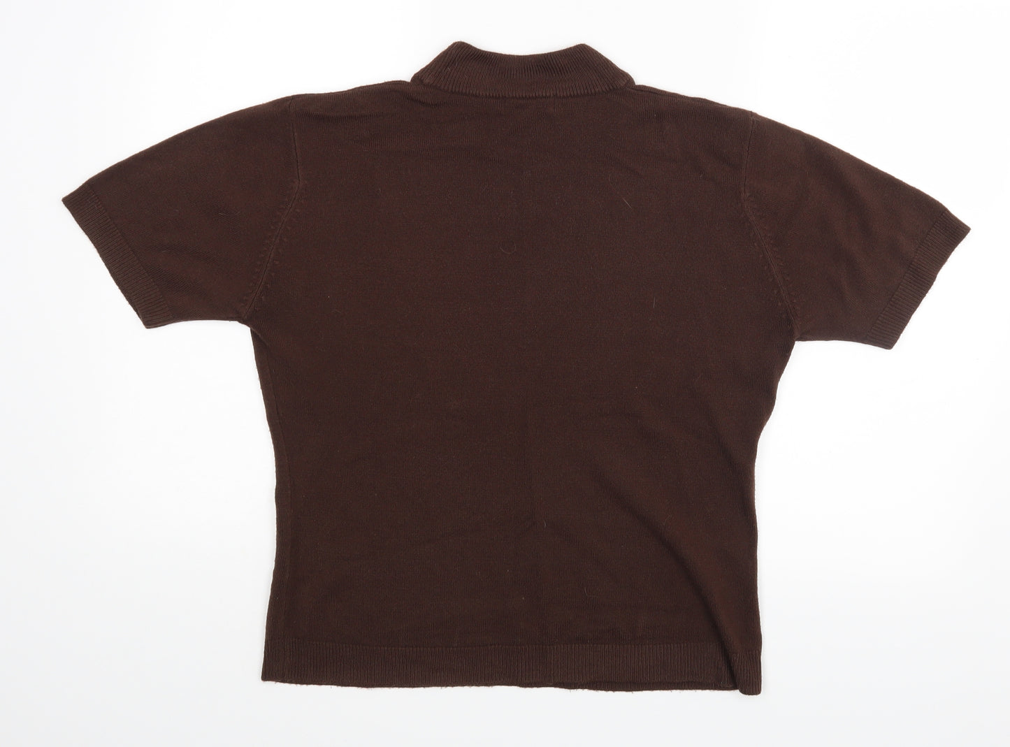 Berkertex Womens Brown   Basic Blouse Size 16