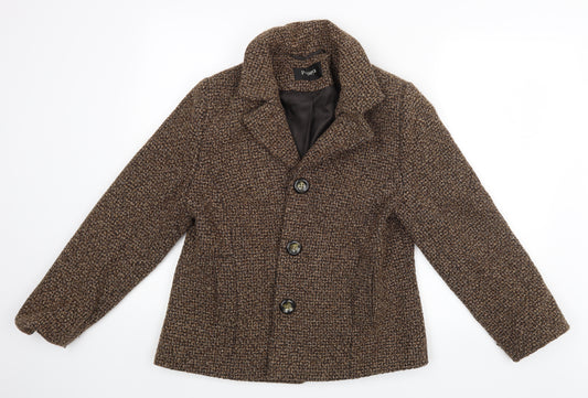 Front view of Next women’s brown jacket