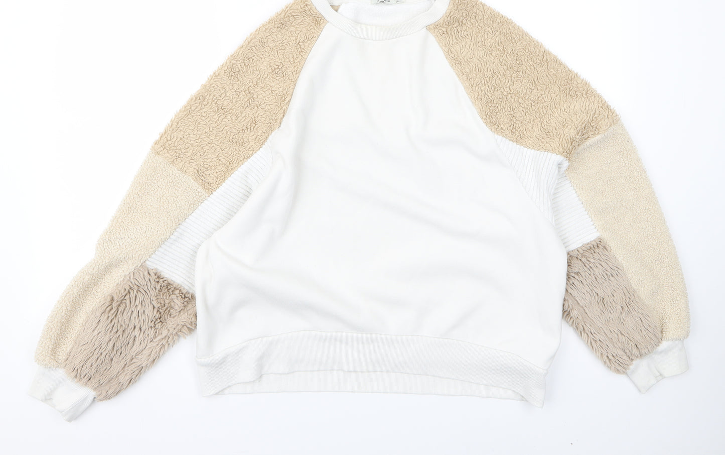 Stradavarius Womens White   Pullover Jumper Size S