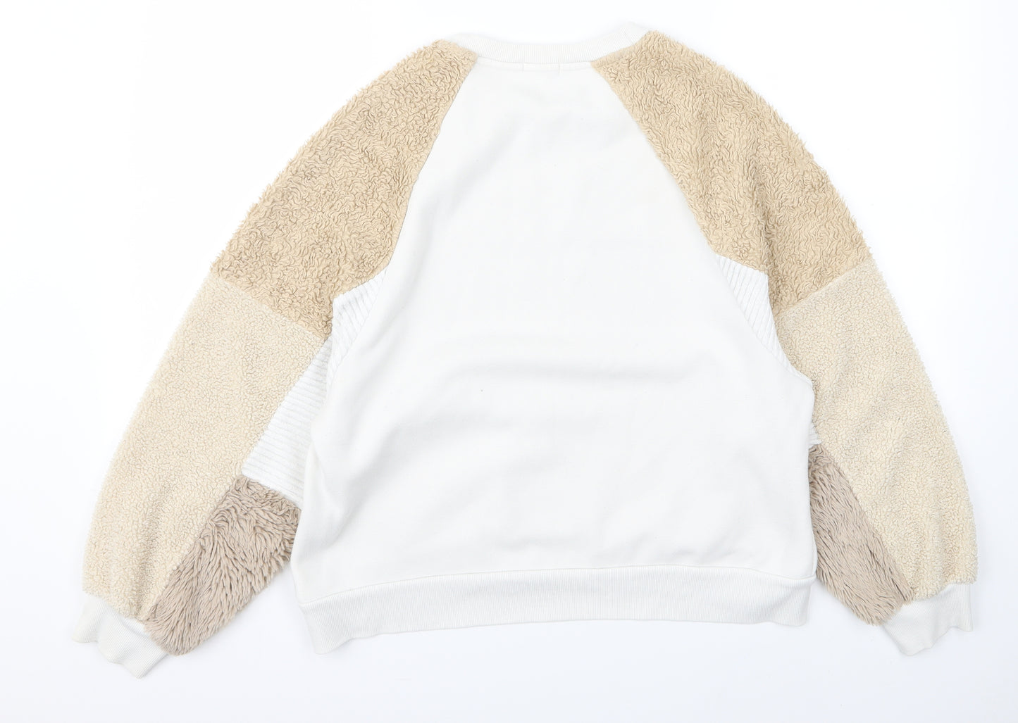 Stradavarius Womens White   Pullover Jumper Size S