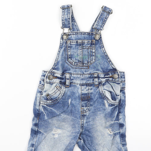 nexy Girls Blue  Denim Dungaree One-Piece Size 2 Years