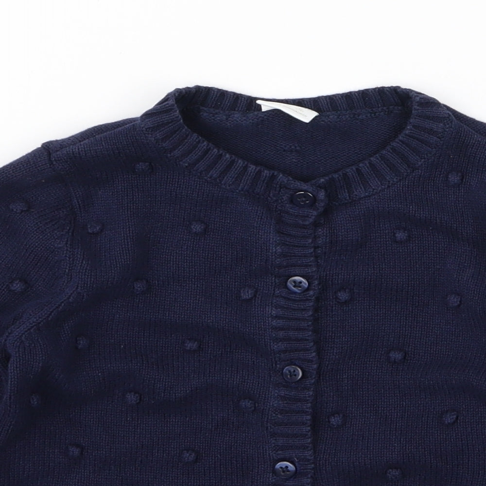 F&F Girls Blue   Cardigan Jumper Size 14 Years