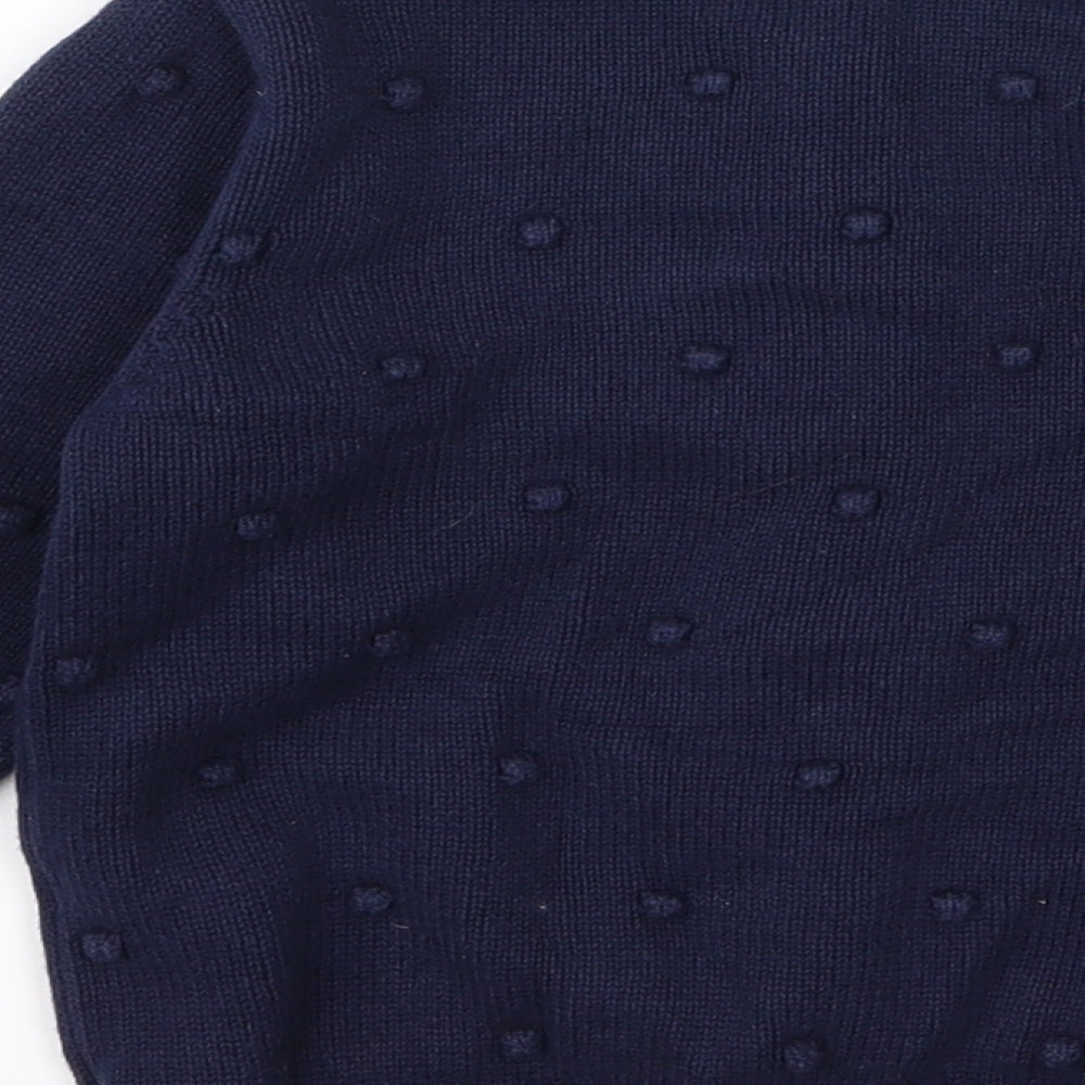 F&F Girls Blue   Cardigan Jumper Size 14 Years