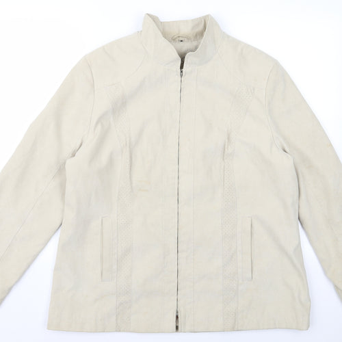 Klass Womens Beige   Jacket  Size M