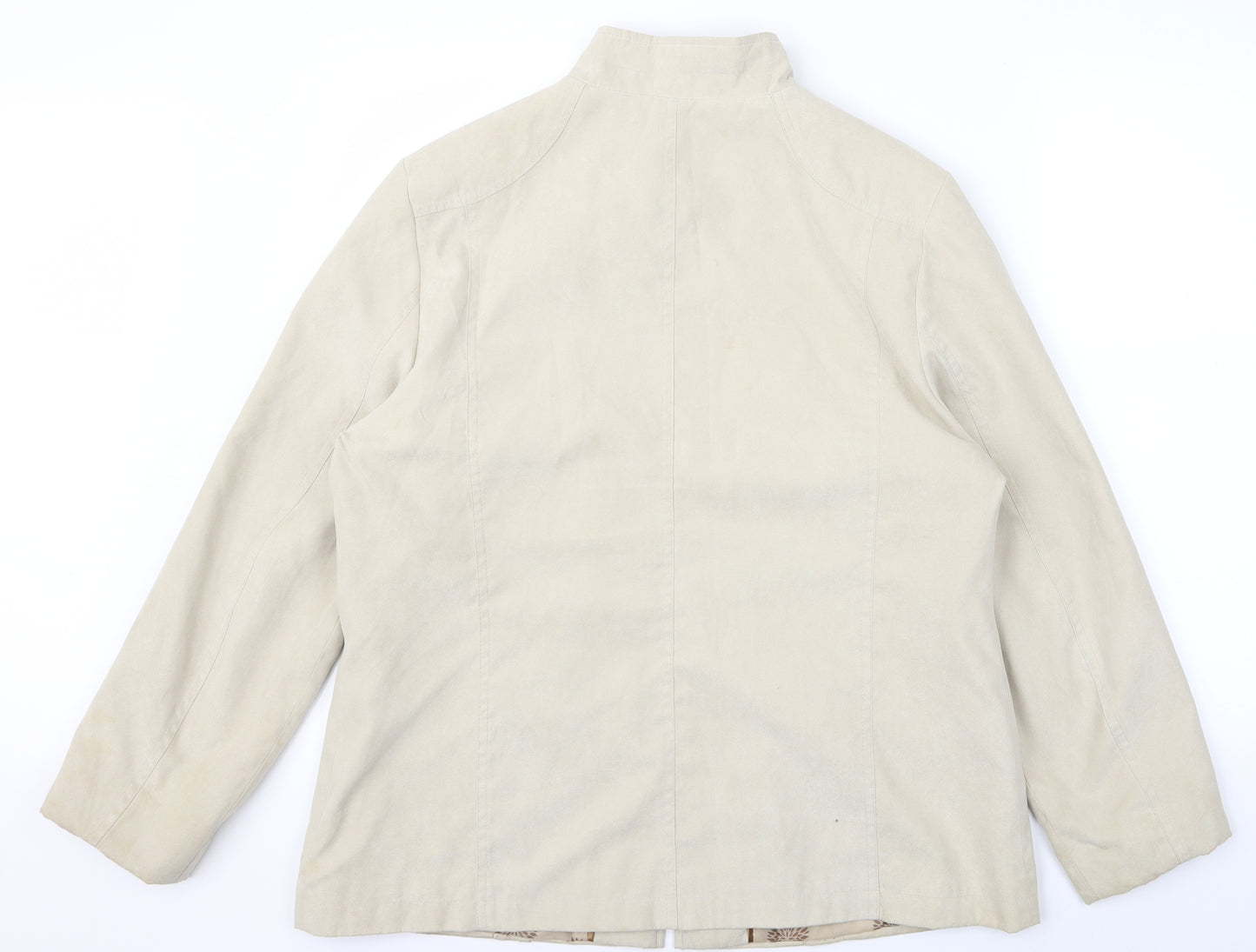 Klass Womens Beige   Jacket  Size M