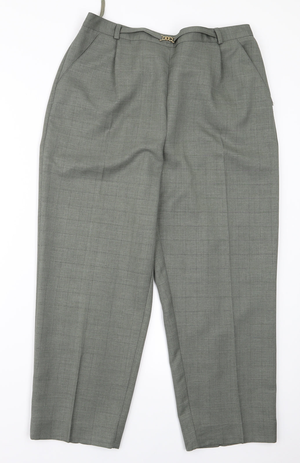 BM Womens Green   Trousers  Size 14 L23 in