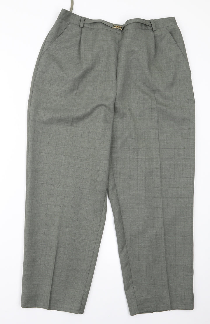BM Womens Green   Trousers  Size 14 L23 in