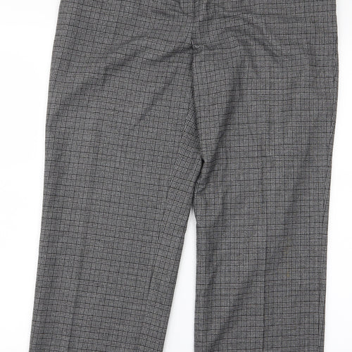 michelle Womens Grey  Rayon Trousers  Size 32 L24 in