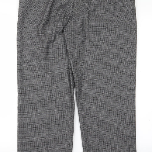 michelle Womens Grey  Rayon Trousers  Size 32 L24 in