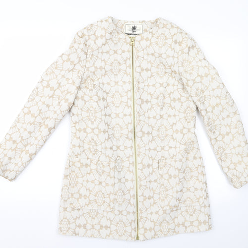 New Look Womens White   Jacket  Size 8