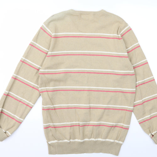 m&s Mens Beige   Pullover Jumper Size S