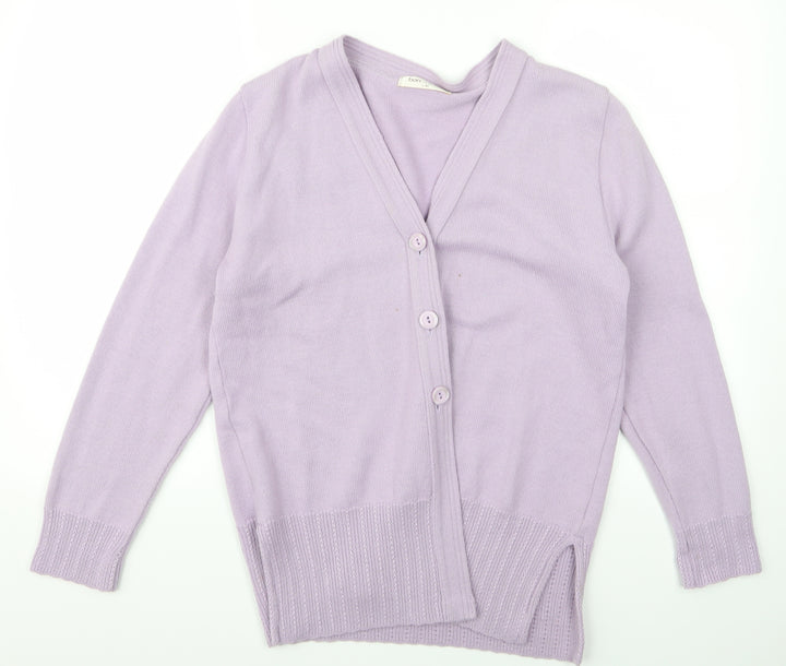 bonmarche Womens Purple Cardigan Jumper Size S