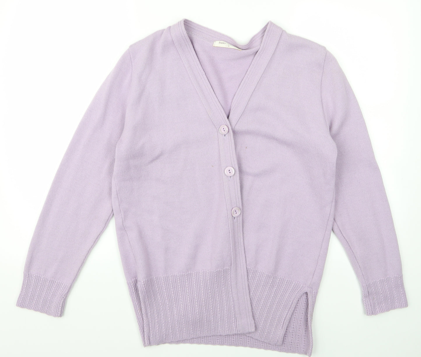 bonmarche Womens Purple   Cardigan Jumper Size S