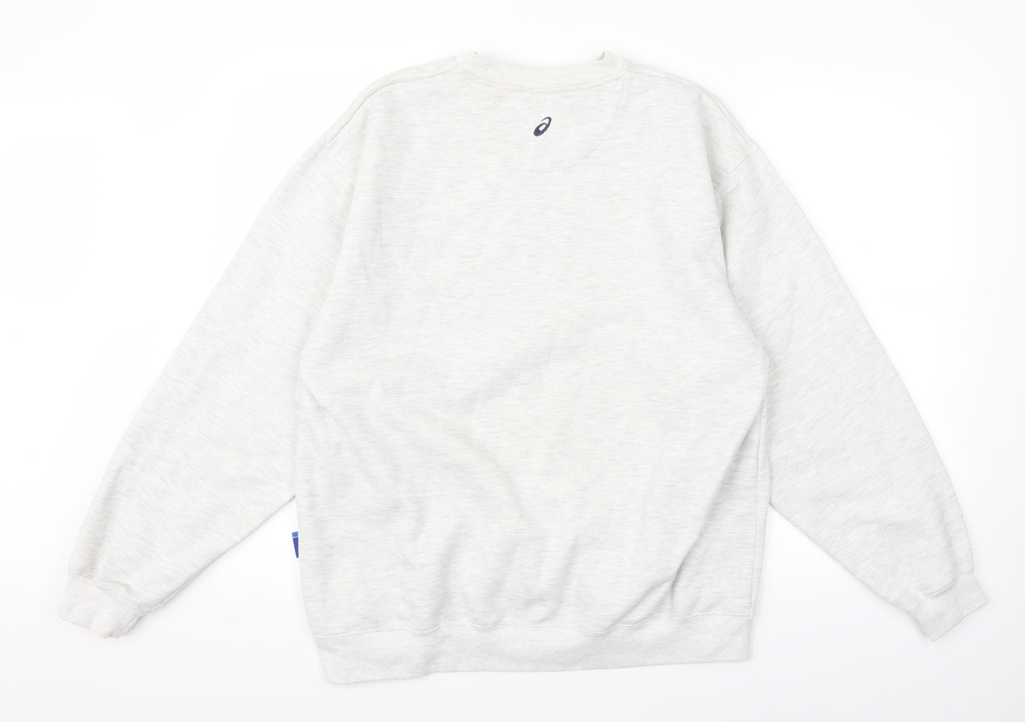 ASICS Mens White   Pullover Jumper Size S