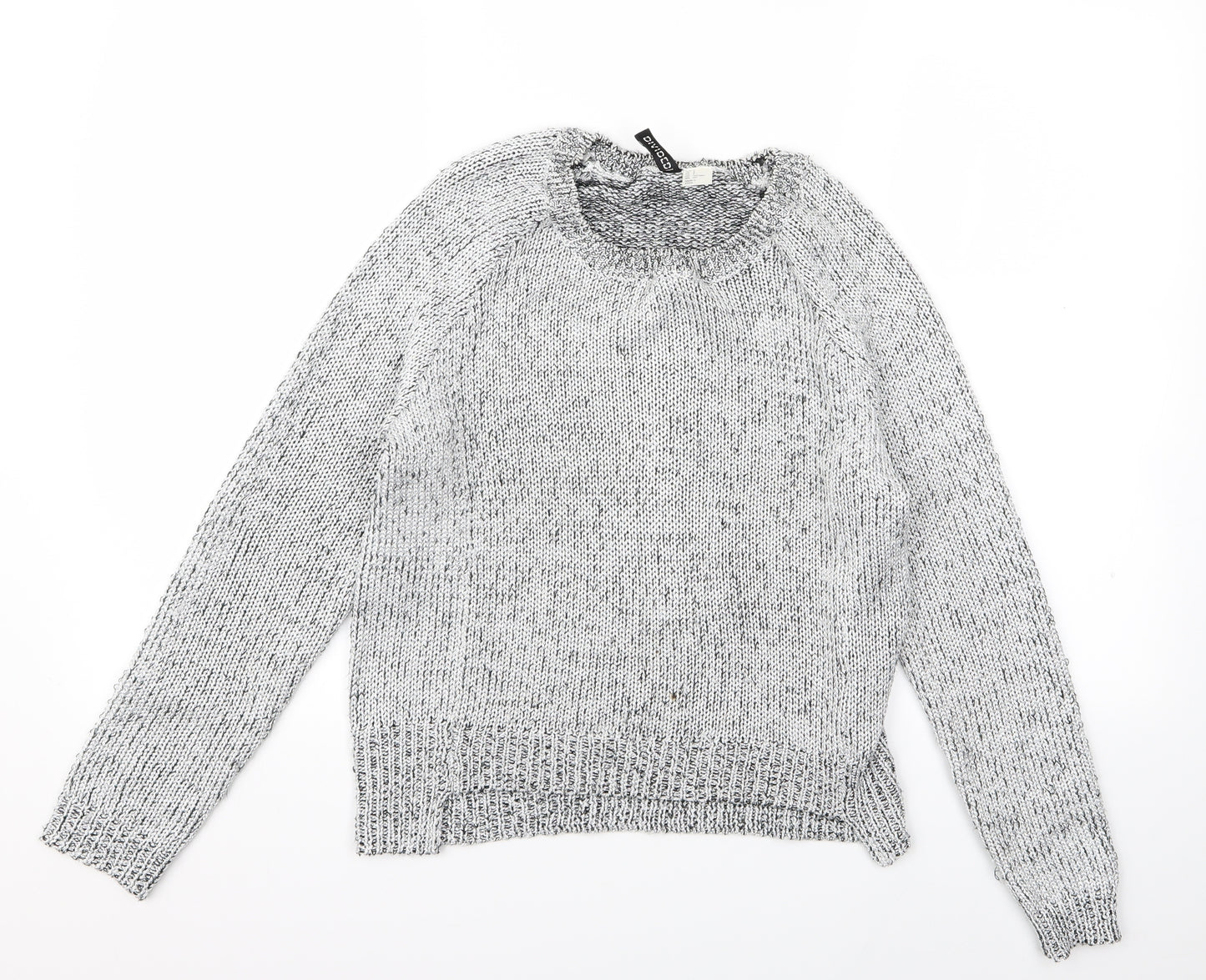 Divided Womens Grey   Pullover Jumper Size S