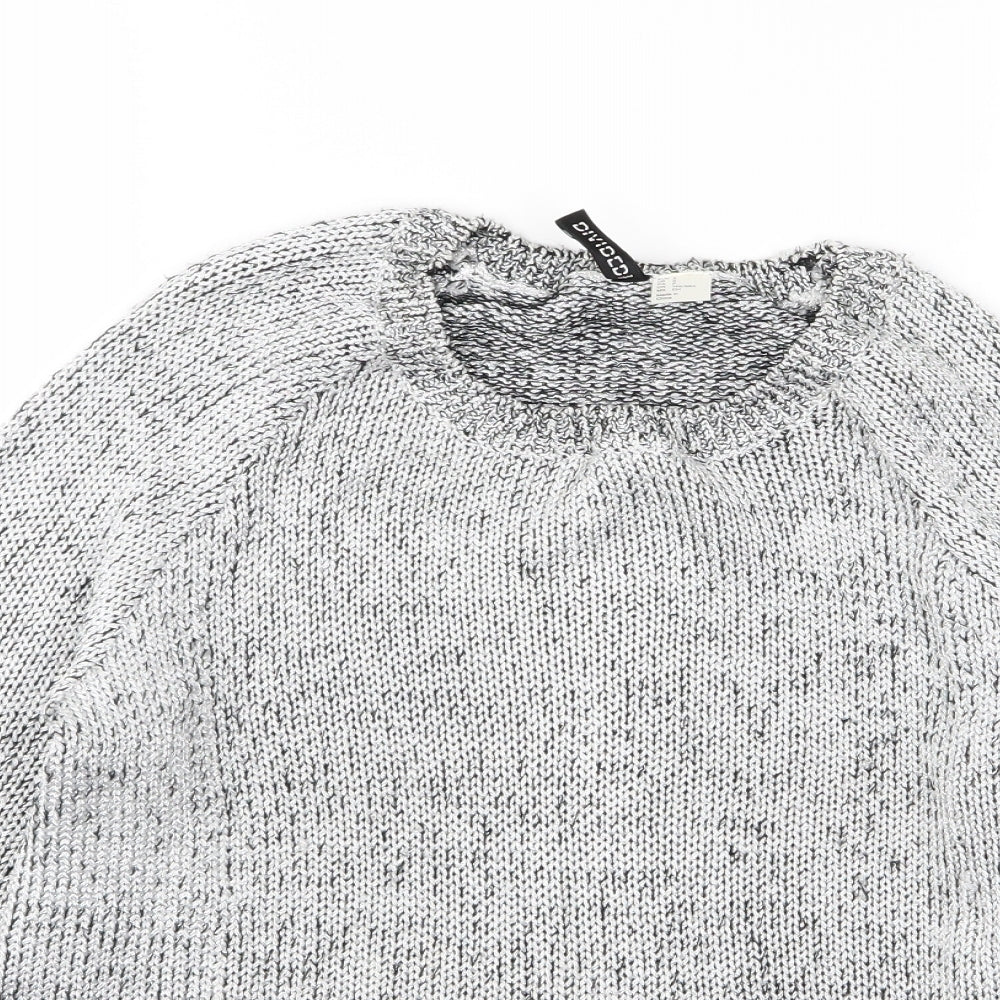 Divided Womens Grey   Pullover Jumper Size S