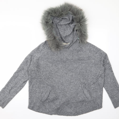 la petite Womens Green   Pullover Hoodie Size L