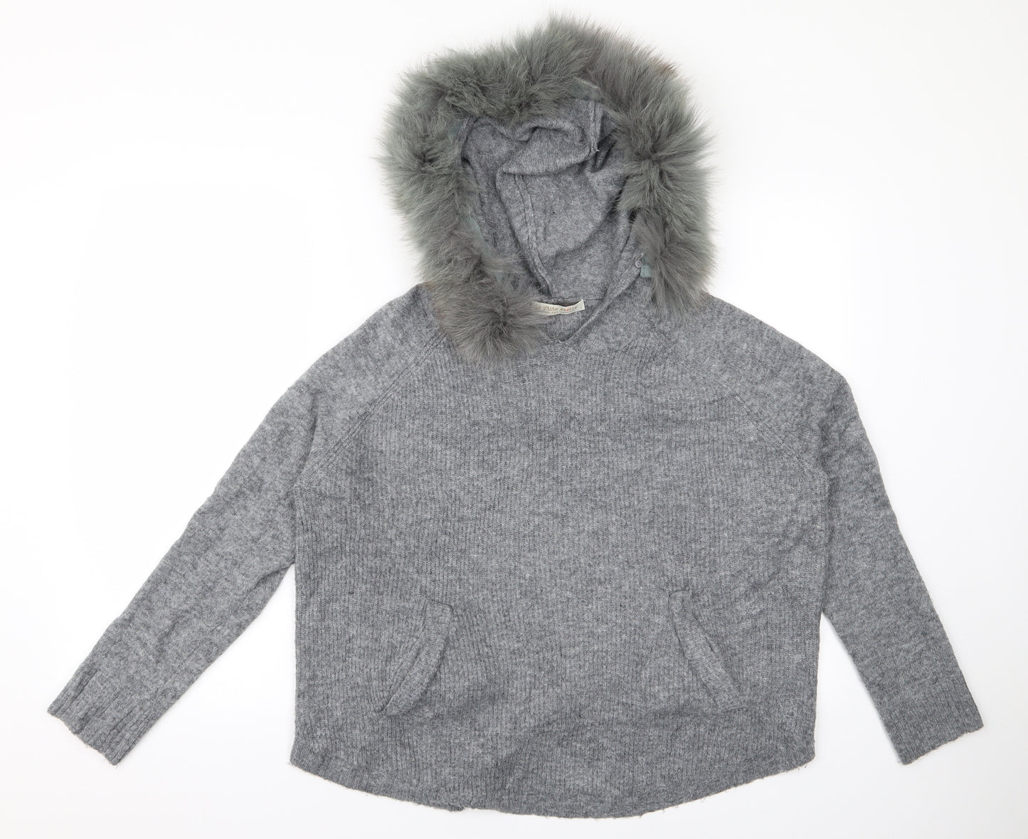la petite Womens Green   Pullover Hoodie Size L