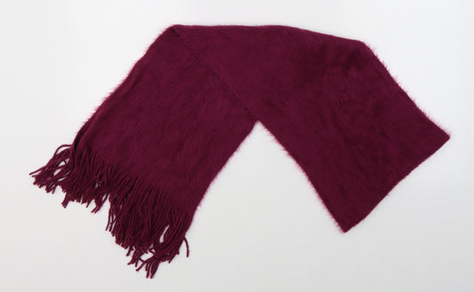 Front view of Preworn women’s purple scarf