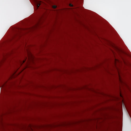 River Island Womens Red   Overcoat Jacket Size 10