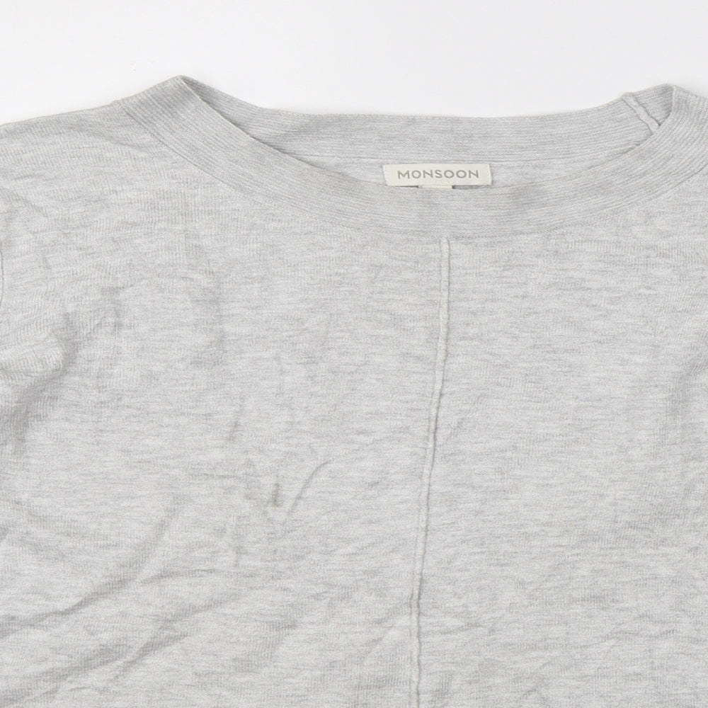 Monsoon Womens Grey   Pullover Jumper Size L