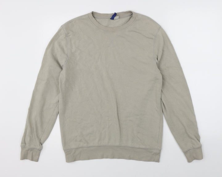 Divided Womens Beige Pullover Sweatshirt Size S